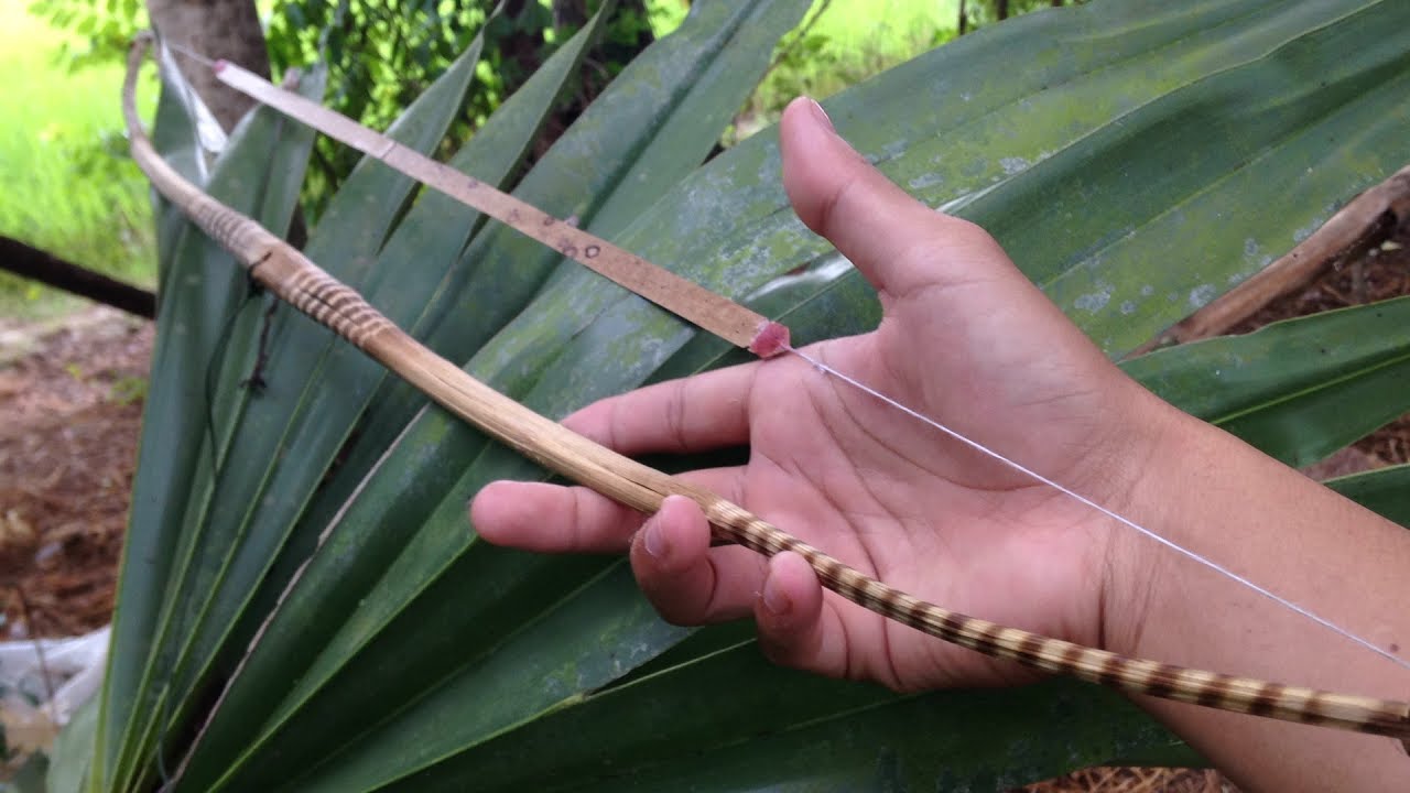 How to make the string noise-maker(kite yoke) for on kite. EK Khmer.