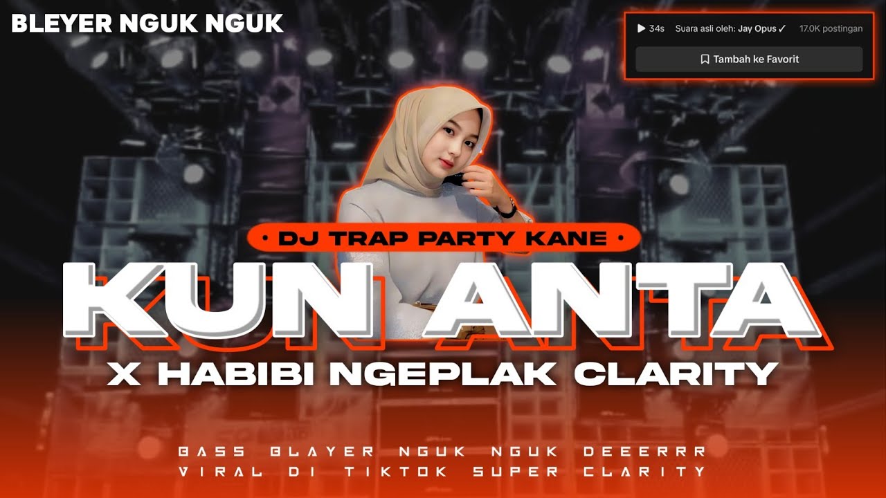 Dj Kun Anta x Melody Habibi Ngeplak Trap Party Kane Trend Tiktok Terbaru