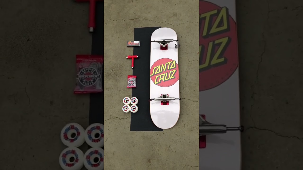 Skate completo com shape da Santa Cruz dispon&iacute;vel na Ever Skate Shop