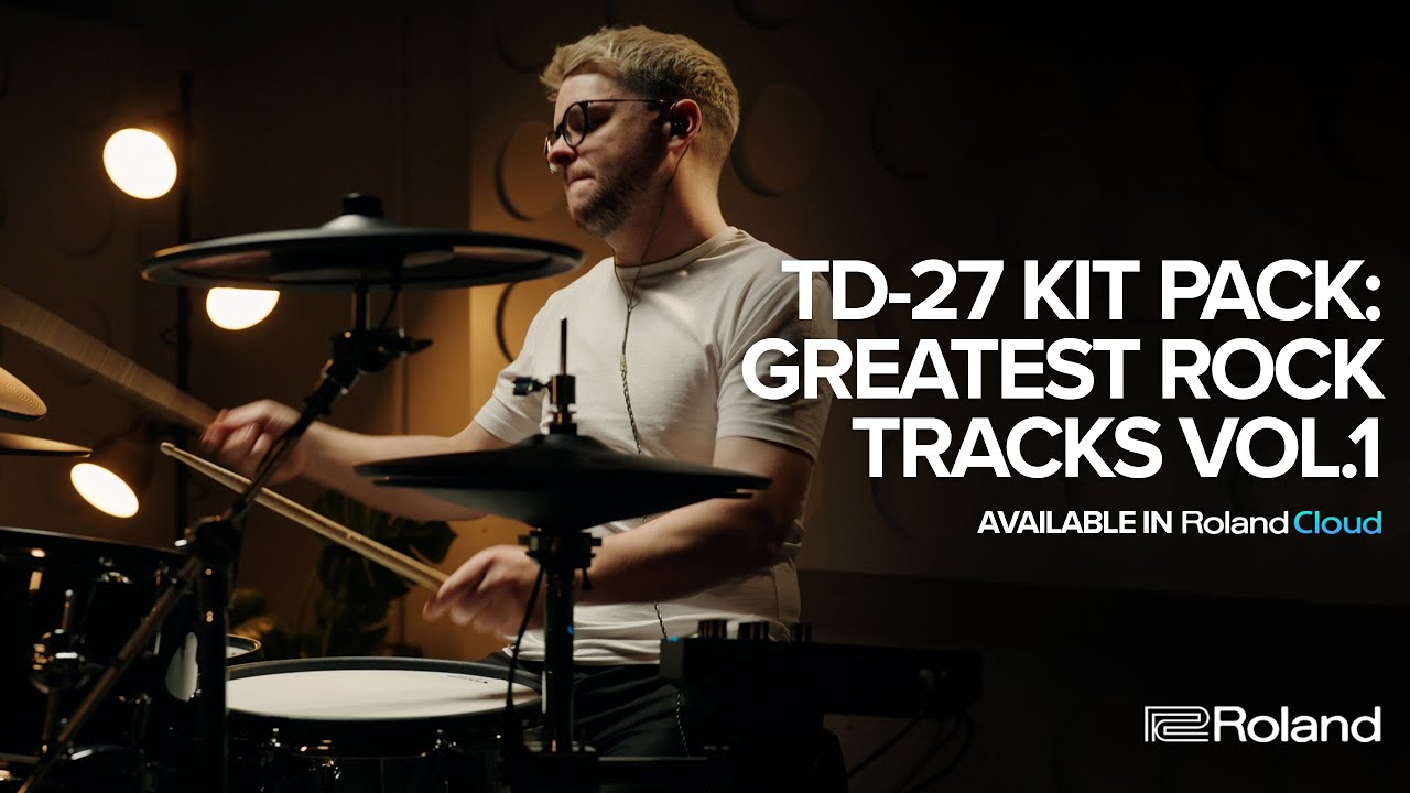 Roland TD-27 Kit Pack: Greatest Rock Tracks Vol. 1 | Available in Roland Cloud