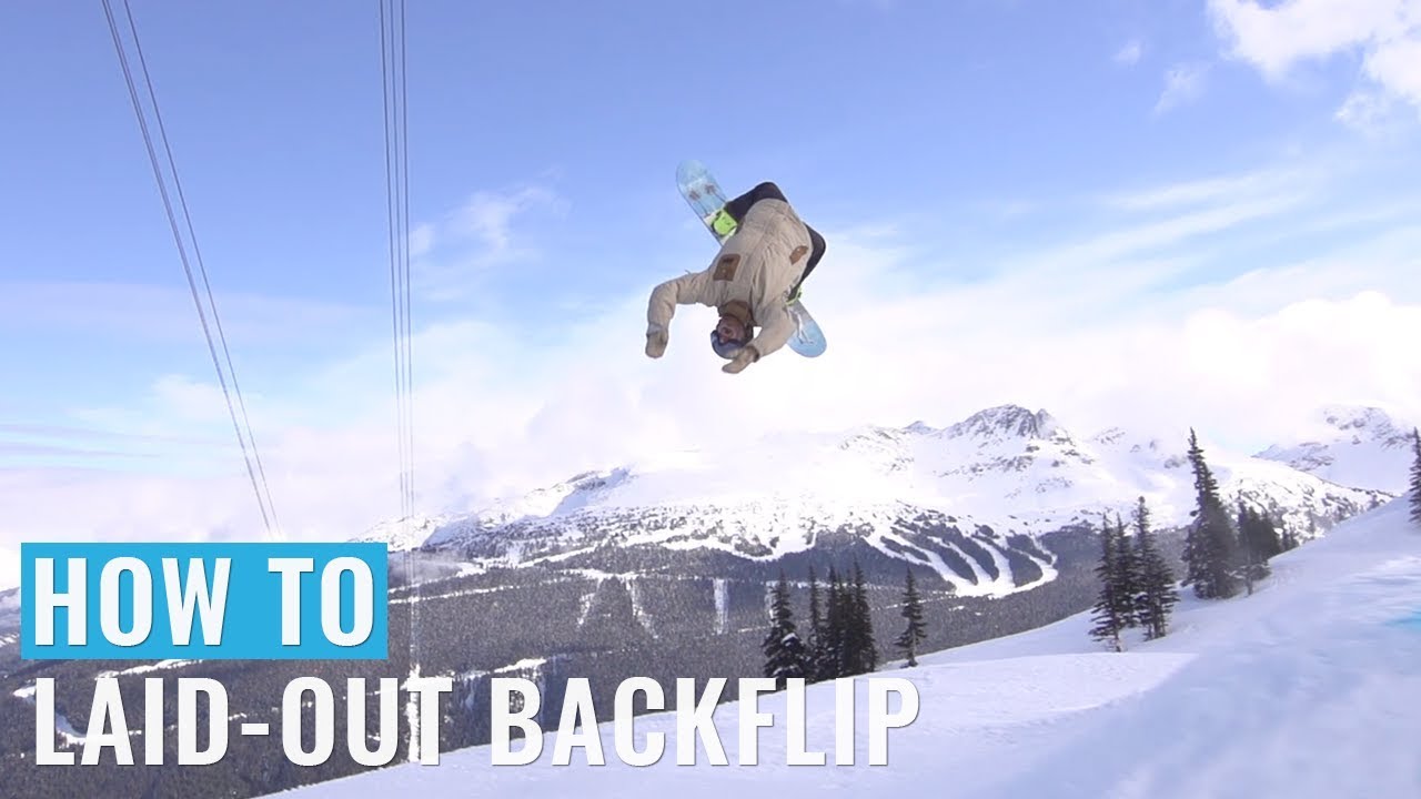 How To Laid-Out Backflip On A Snowboard