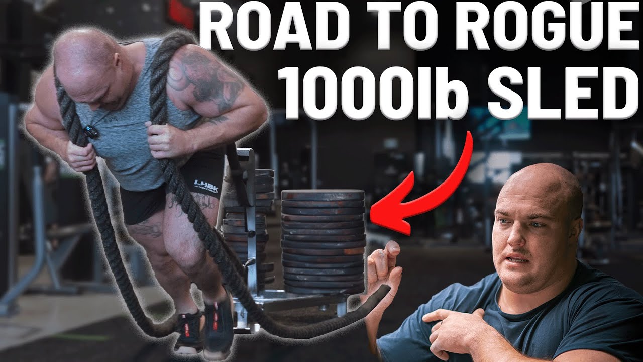 HEAVY Sled Drags & Shoulder Health | Road to Rogue