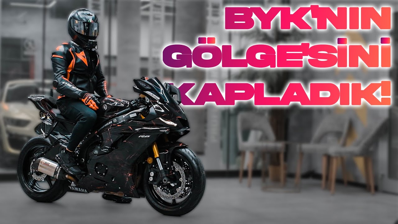 BYK MOTOVLOG 'UN YAMAHA R6 MOTOSİKLETİNİ KAPLADIK! 🏍🔥