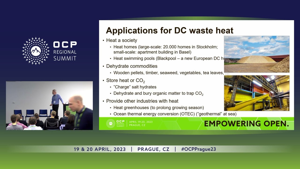 OCP, energy, data centres and society: new applications and metrics