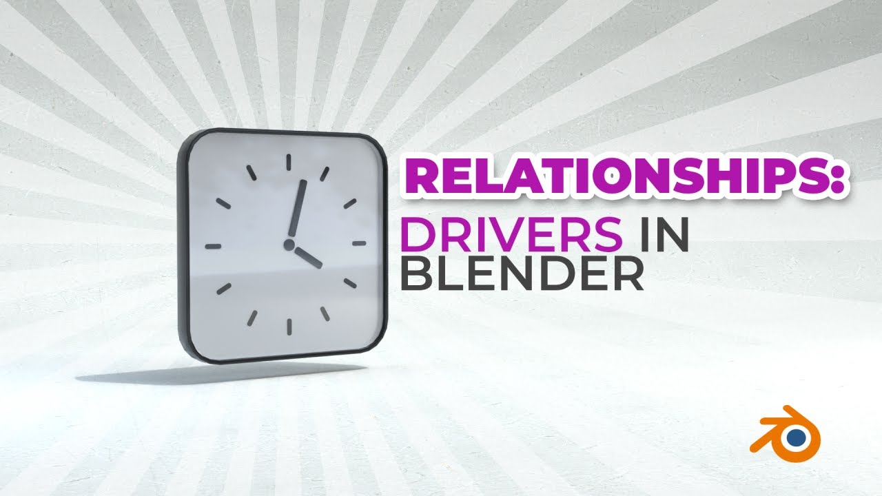 Relationships: Make an Automated Clock with Drivers in Blender