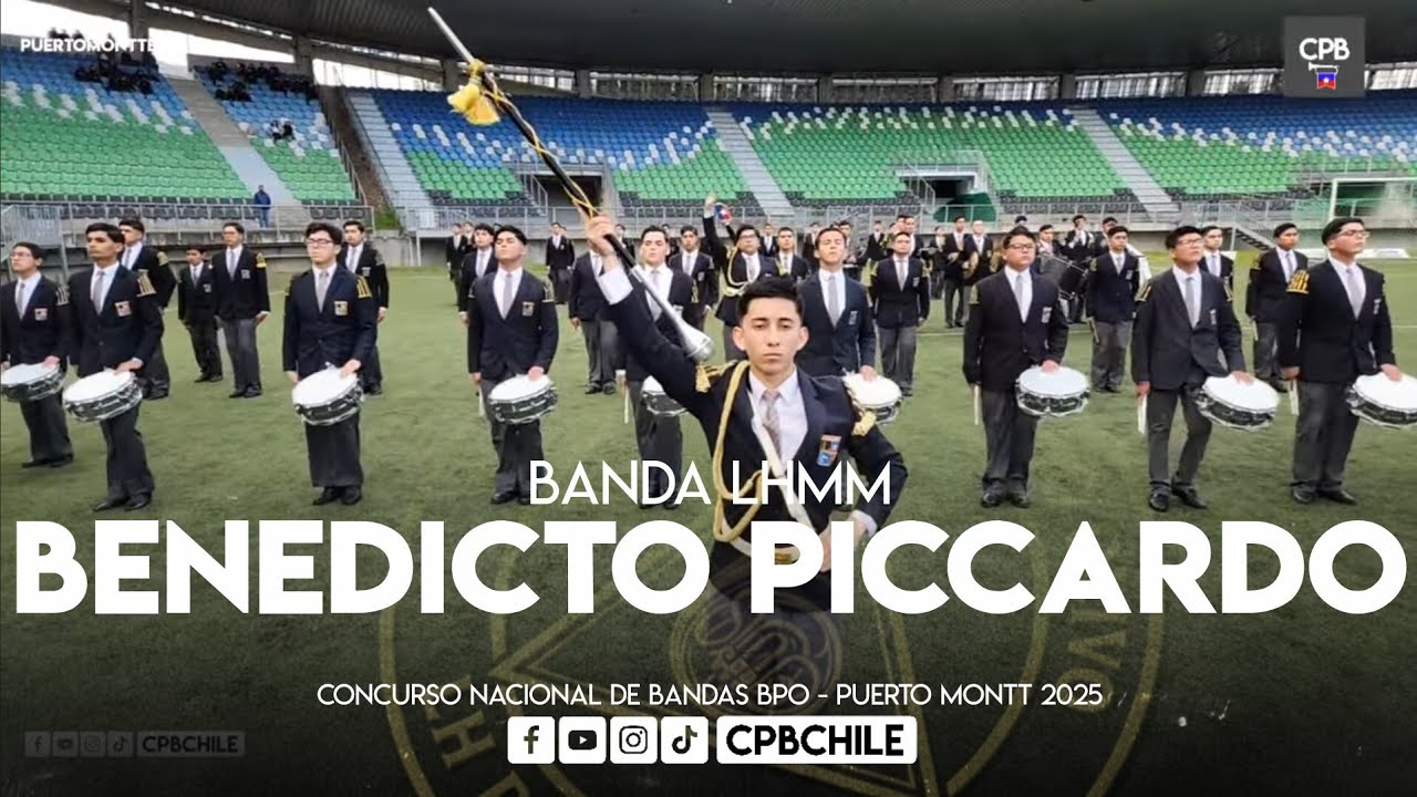Banda Benedicto Piccardo Olivos del Liceo de Hombres Manuel Montt - Puerto Montt 2025