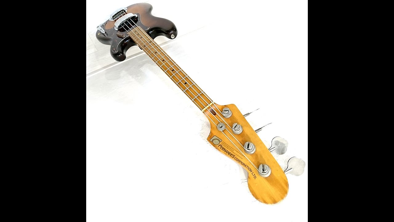 Vintage Japanese Basses: Fernandes FPB70 VBS BASS DEMO