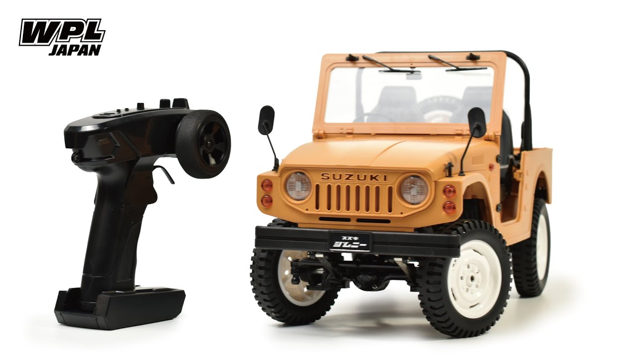 ジムニー SJ10（C84RTR）～箱から出して走らせるまで～【WPL JAPAN】ペアリングの仕方やドラッグブレーキ、バッテリーの管理方法などなど