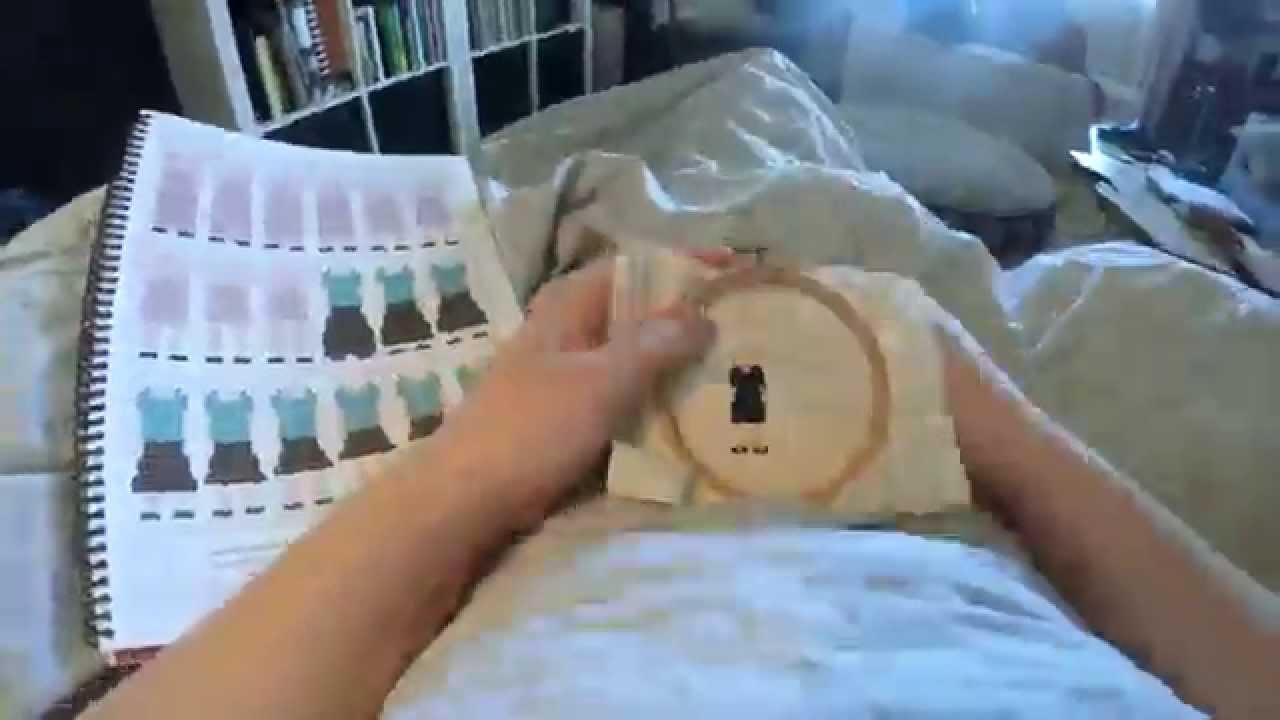 Cross Stitch Portrait Time-lapse