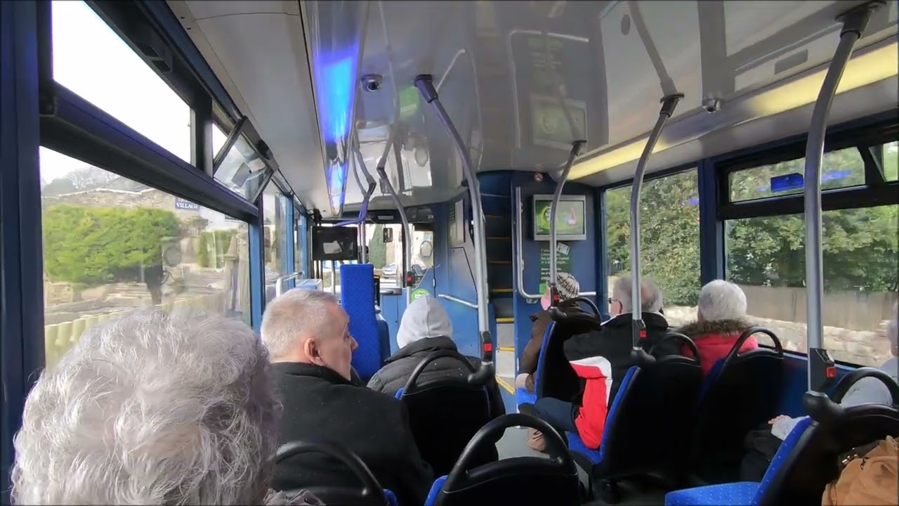 Southern Vectis Bus Cam - Interior View - Route 2 Into Godshill - Isle Of Wight - March 2022 #iow