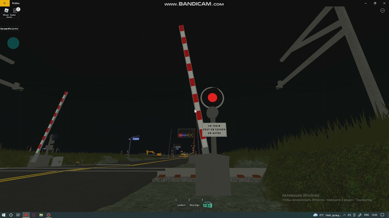 ROBLOX - Cars vs trains - Railroad crossing From France