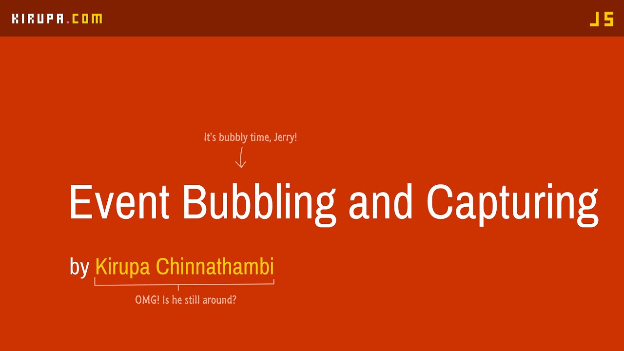Event Bubbling and Capturing
