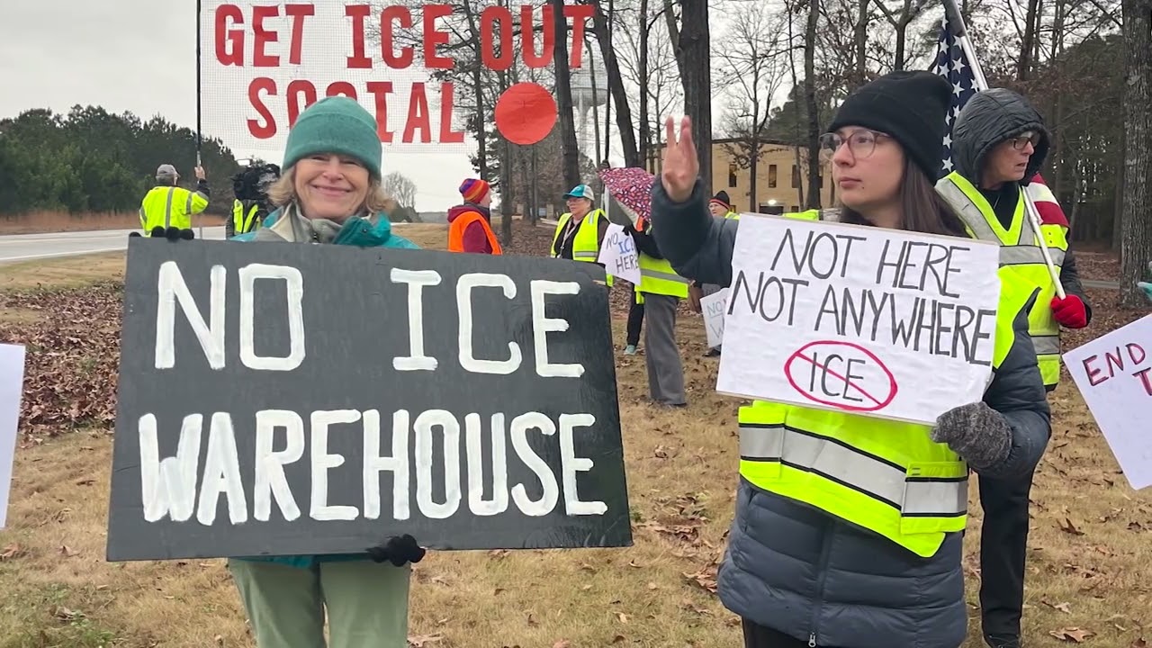 Georgia town rallies against rumored ICE facility
