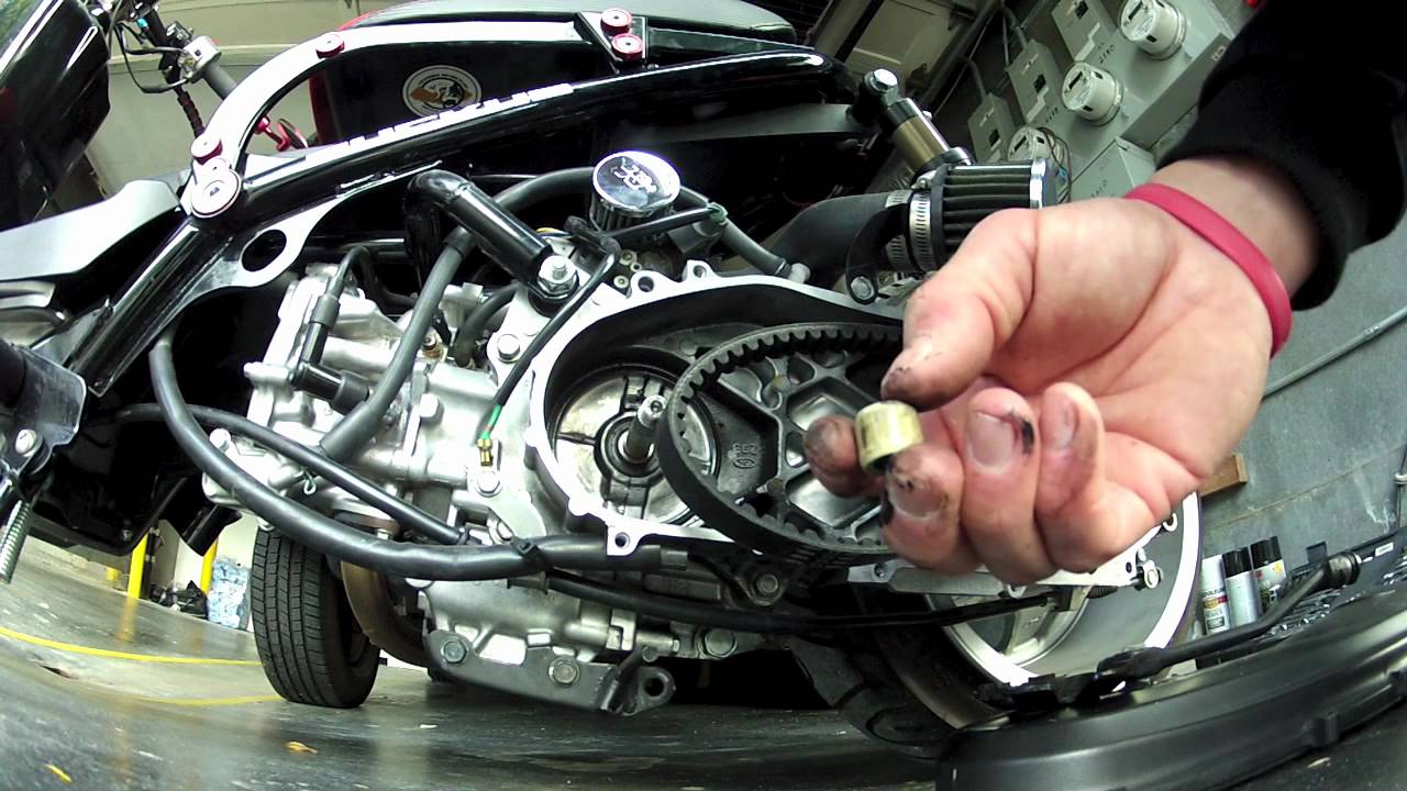 Honda Ruckus Variator Roller weight install
