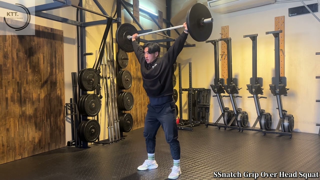 Snatch Grip Over Head Squat