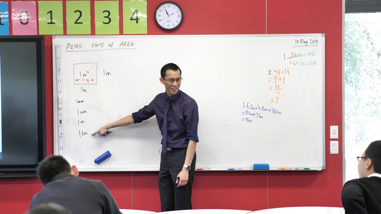 Metric Units of Area