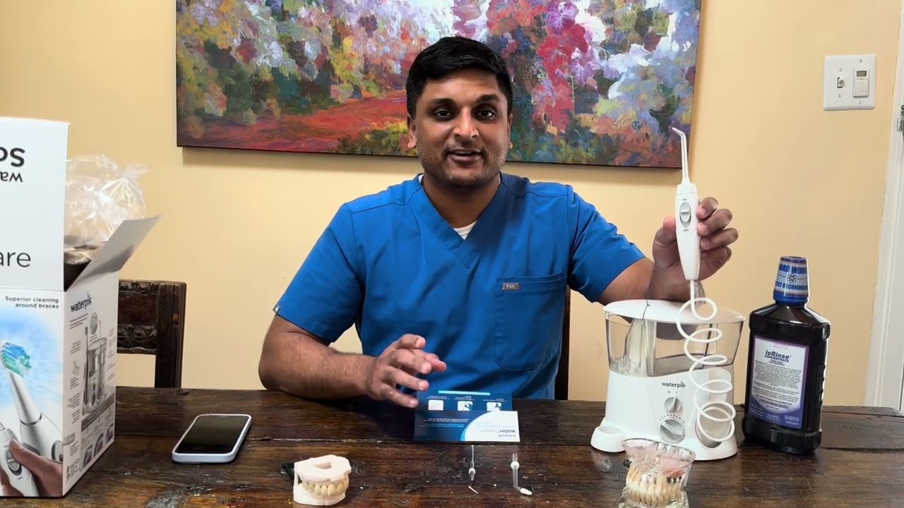 How to Use a Waterpik for Implants, Bridges & Crowns | Dr. Bre Patel at Villanova Dental Group