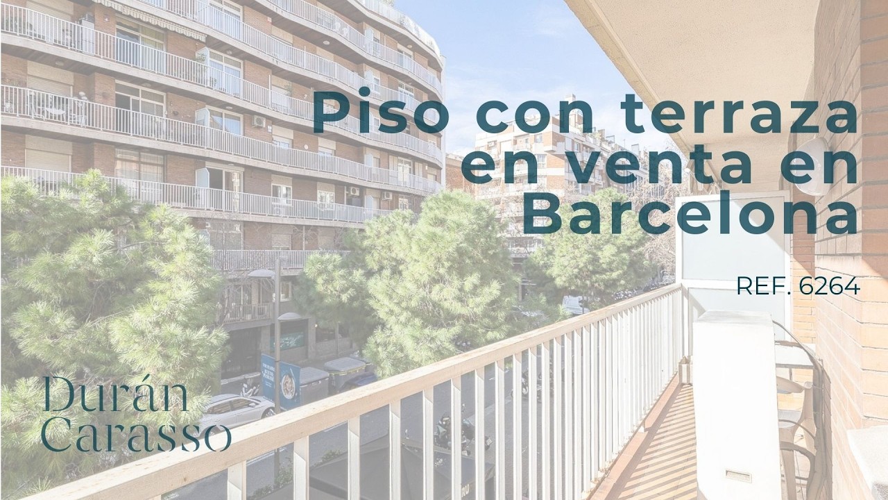 Piso con terraza en venta en Barcelona | Ref. 6264