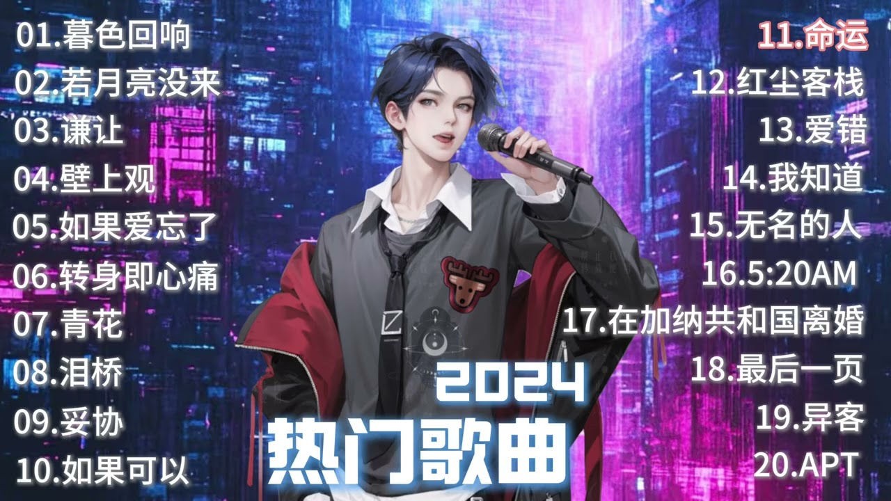 2024年抖音热门歌曲合集（逐鹿翻唱各大片段）