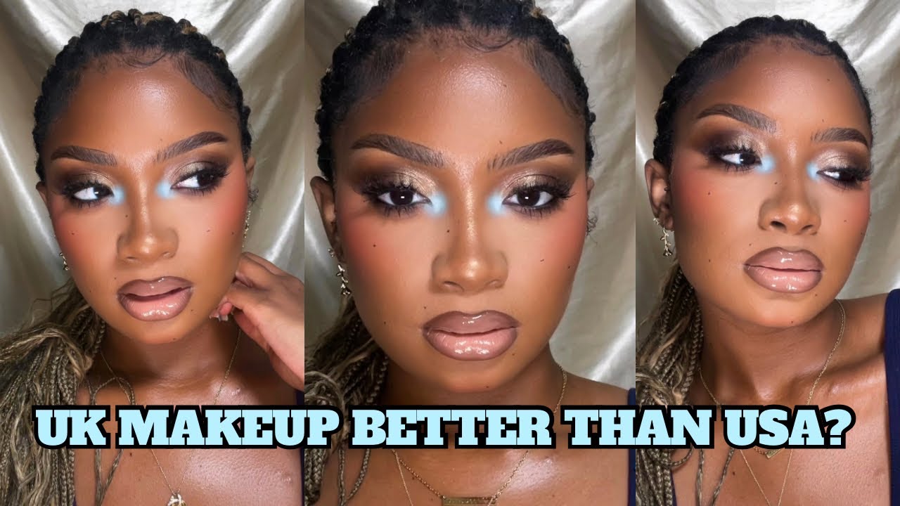 FULL FACE OF UK MAKEUP 🇬🇧 Made by Mitchell, Fyne Cosmetics, HNB Cosmetics, Beauty Bay & more 🩵