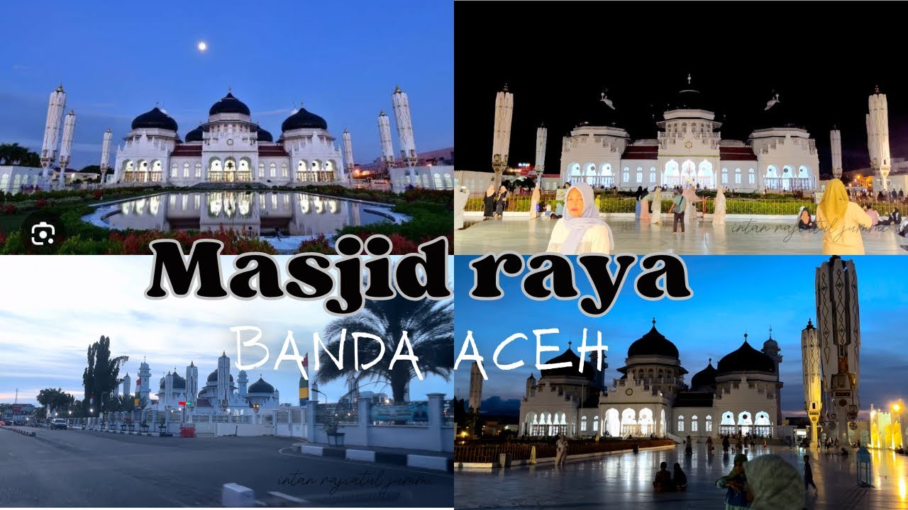 SUASANA MALAM DI MASJID RAYA BAITURRAHMAN BANDA ACEH