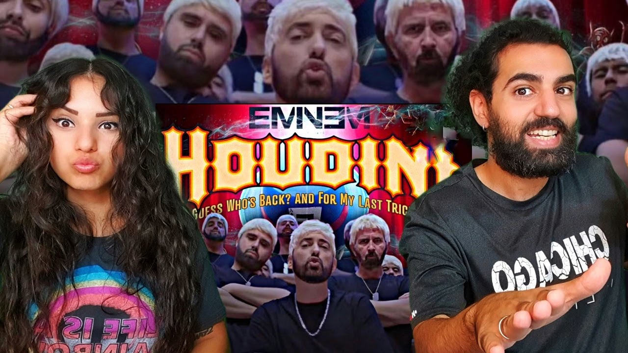 Slim Shady is BACKKKK - We react to Eminem - Houdini [Official Music Video]