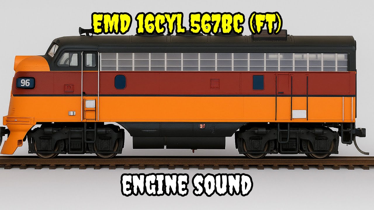 Engine Sound | EMD 16cyl 567BC (FT)