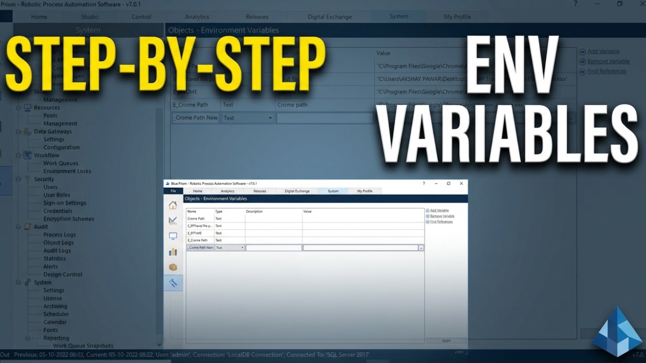 Blue Prism Environment Variables: Step-by-Step Configuration Guide (2026)