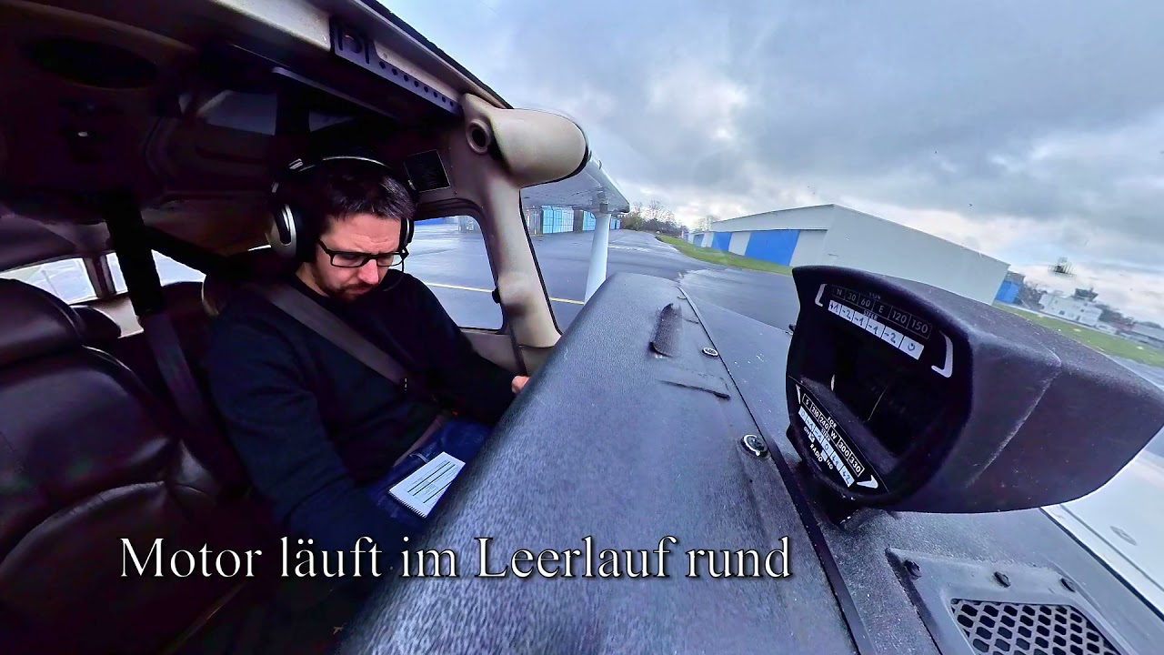 Dritte Solo Platzrunde in Bonn Hangelar in der Cessna 172