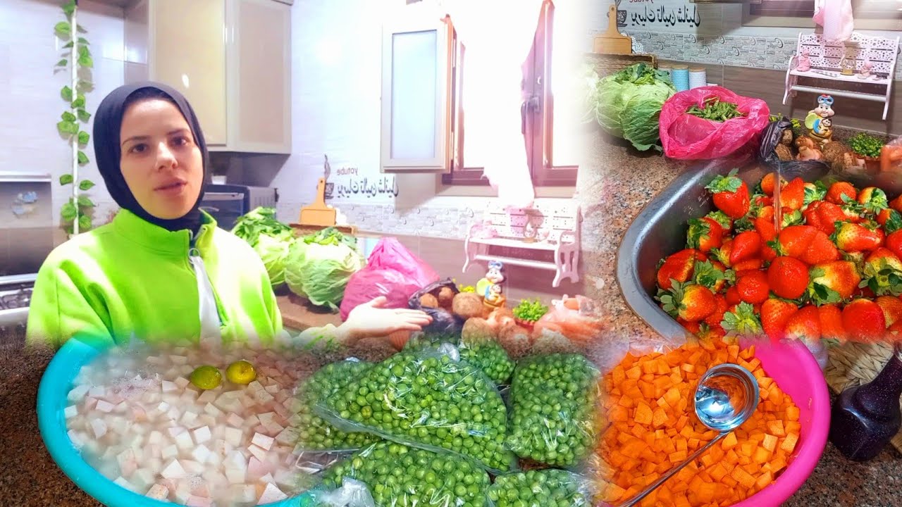 تفرزات رمضان 2026🌜وفري وقتي وجهدي تفرزات الخضار والفواكه لرمضان أسهل بيكتر 🌿