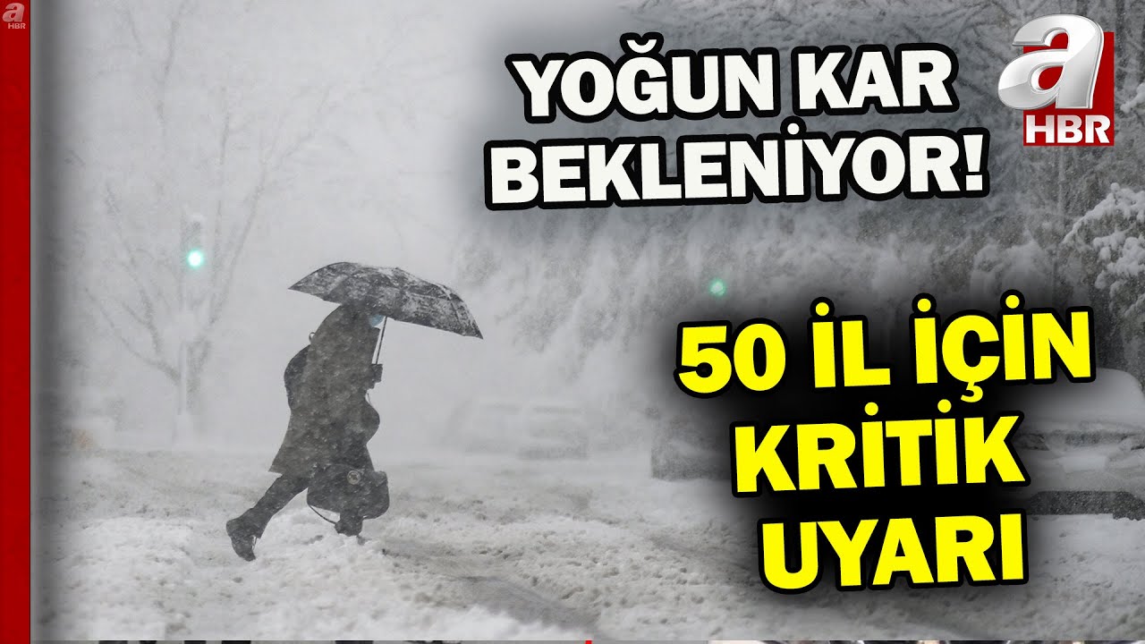 50 il için kritik uyarı! Kar yağışı nerelerde bekleniyor? | A Haber