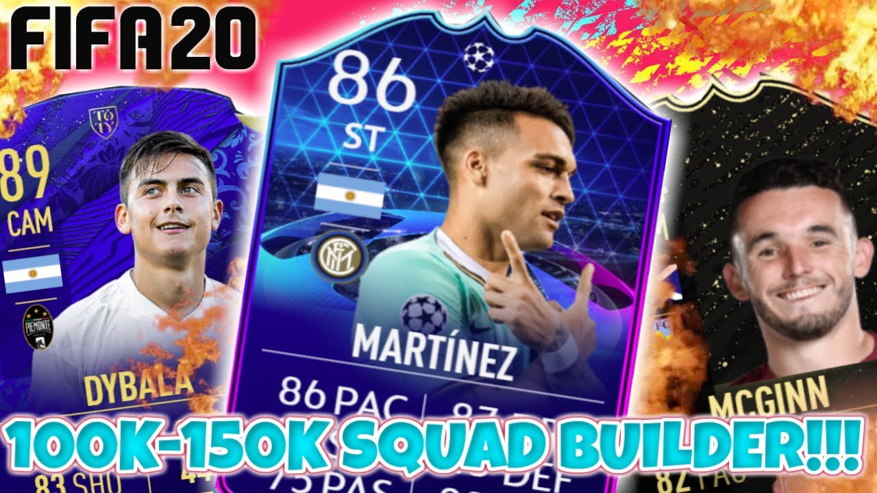 AMAZING 100K-150K HYBRID SQUAD BUILDER!!! | FIFA 20 SQUAD BUILDER