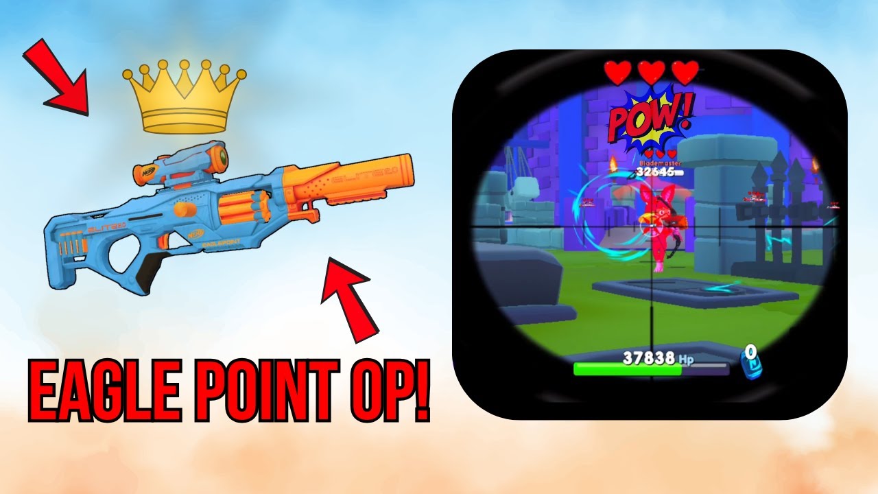 NERF SUPERBLAST SOLO MODE: DOMINATION with EAGLE POINT RD-8! (Gameplay)