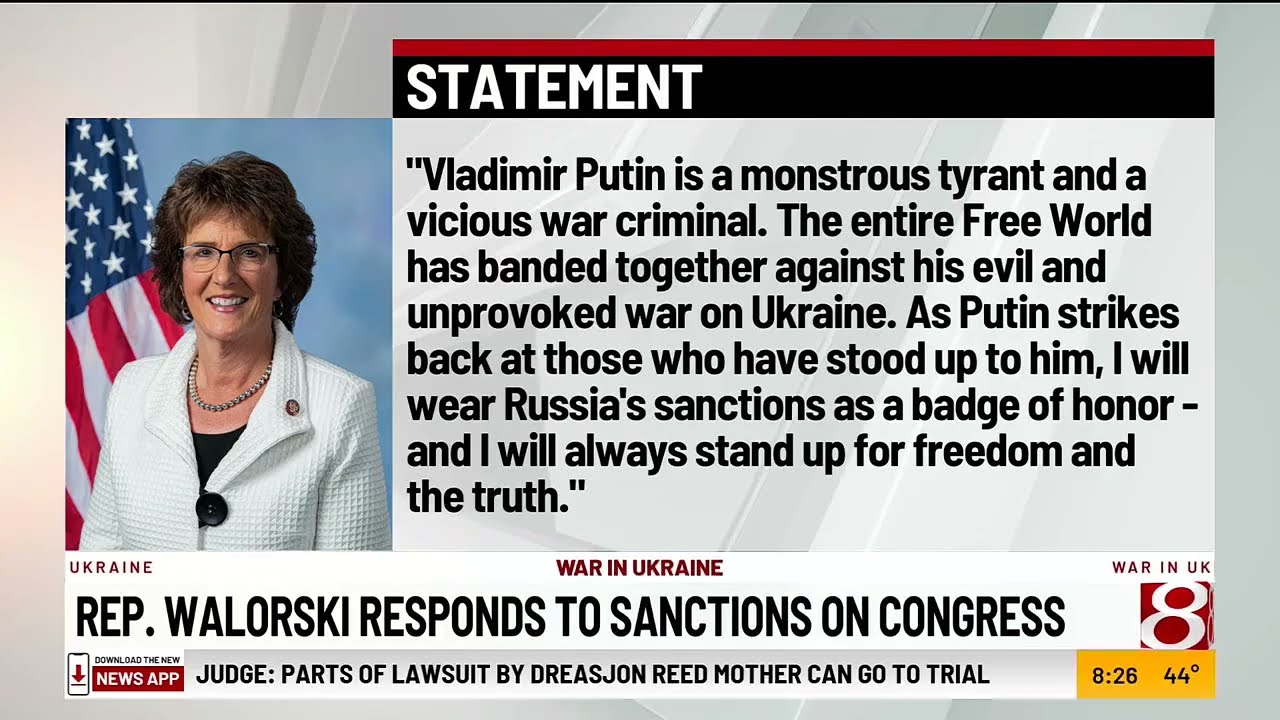Rep. Walorski: Putin's Sanctions Are A Badge of Honor