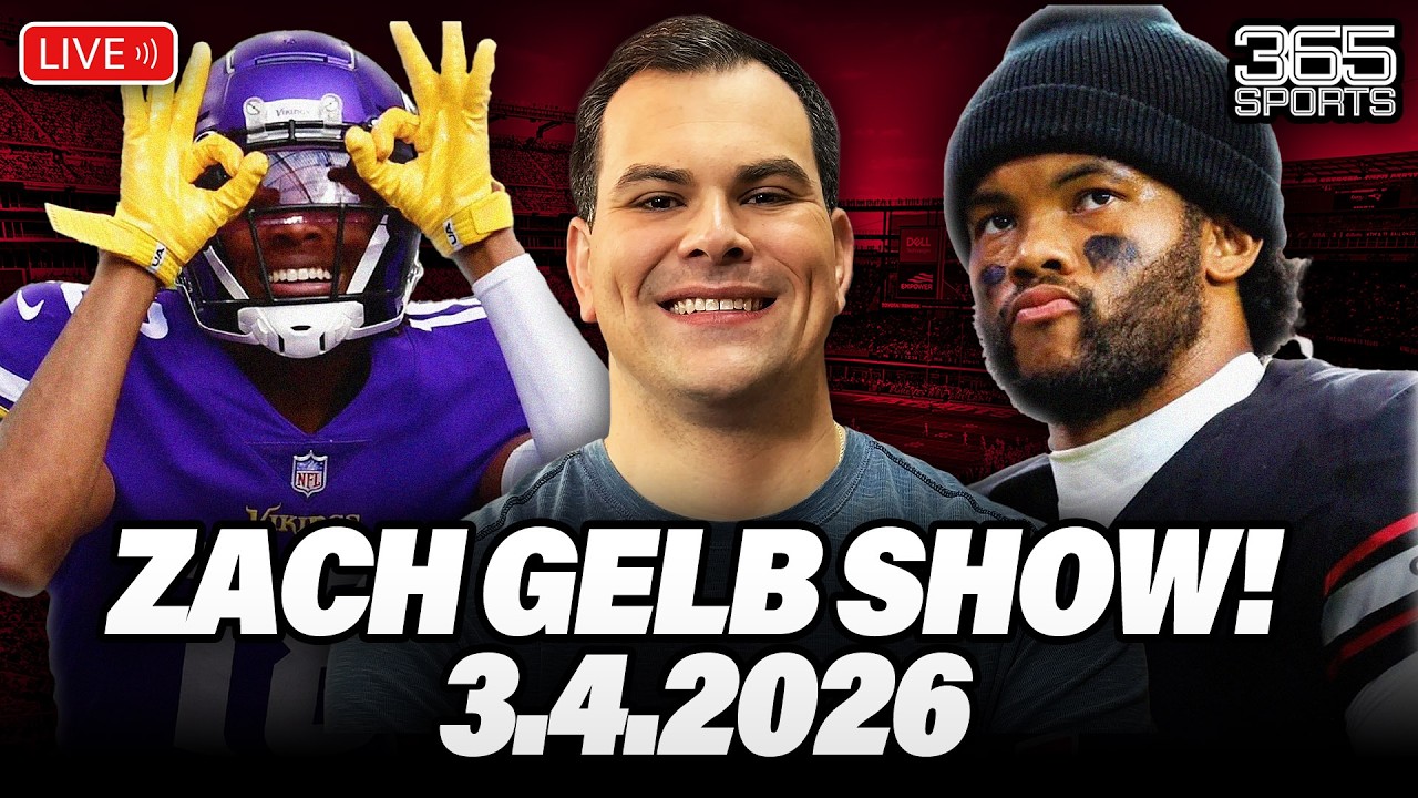 🔴 LIVE: The Zach Gelb Show! - Kyler Murray Released, Vikings Next Move, Brown & Crosby Destinations