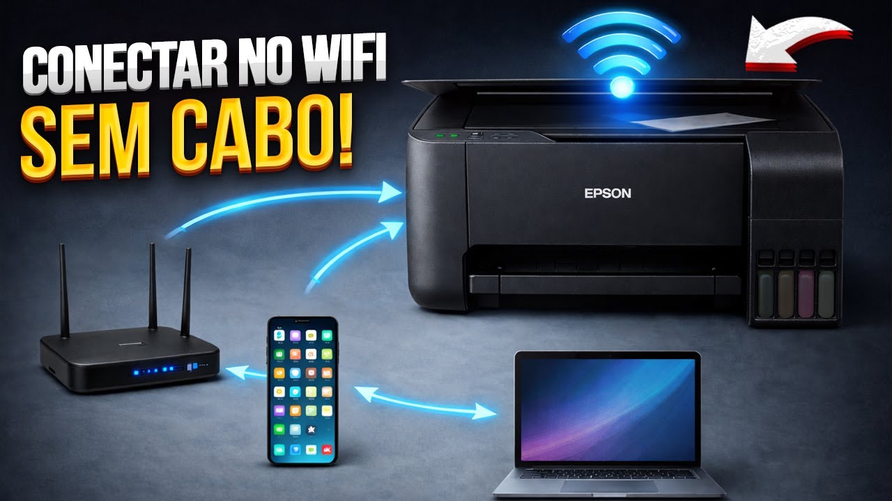 Como CONECTAR IMPRESSORA EPSON L3150 no WIFI