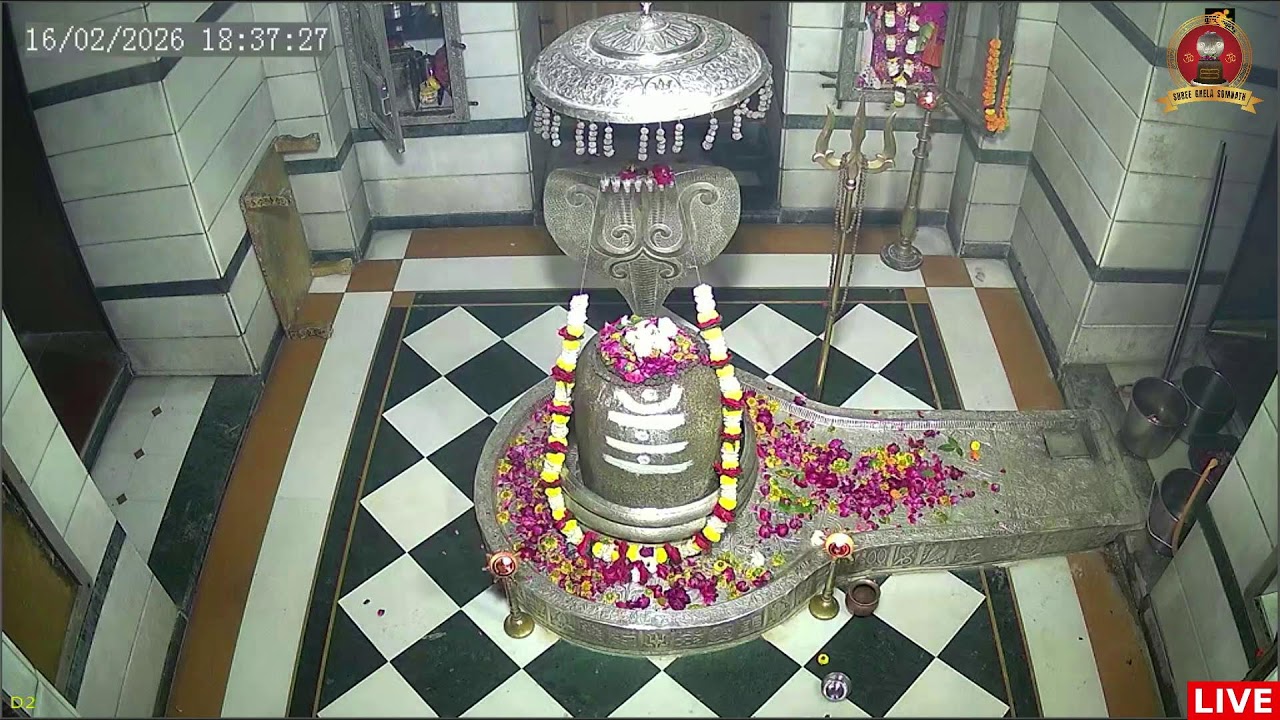 🔴 LIVE Aarti Ghela Somnath Mandir || આરતી દર્શન શ્રી ઘેલા સોમનાથ મહાદેવ મંદિર ||