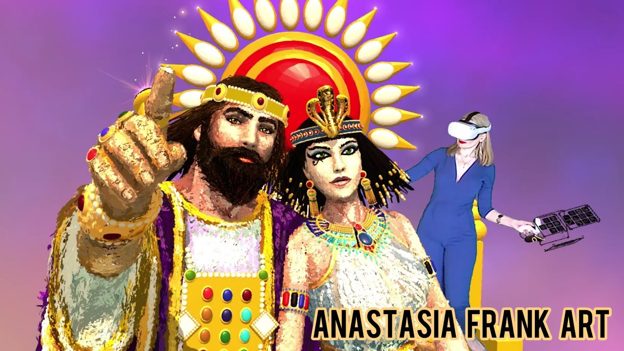 King Solomon on the flying carpet - Virtual Reality Painting