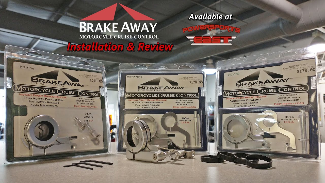 BrakeAway Motorcycle Cruise Control | Install & Review | Sept 2021