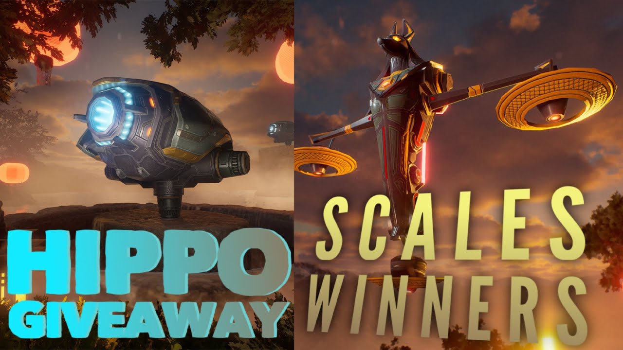 Giveaway 7 x  HIPPO weapons + SCALES winners announcement 