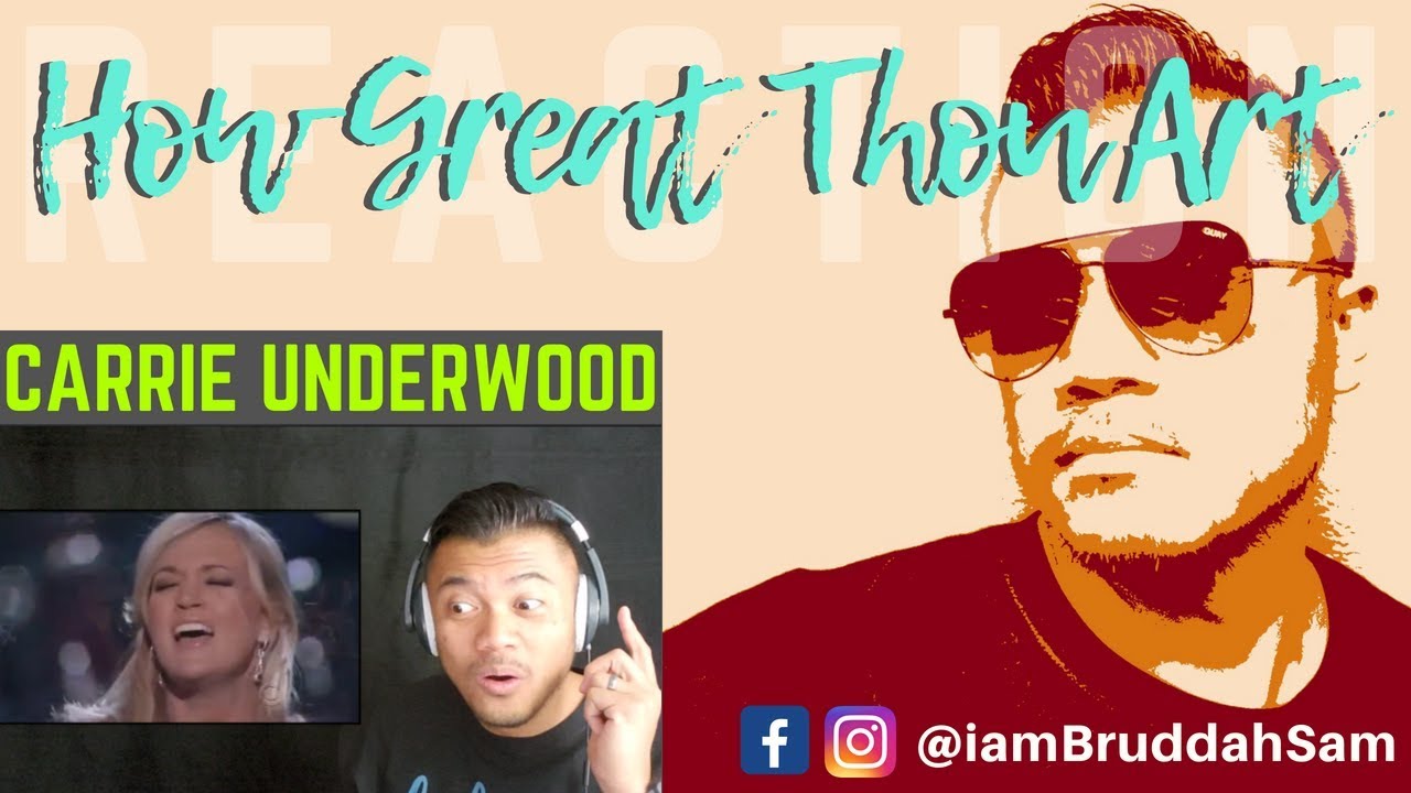 HAIR RAISING - VINCE GILL & CARRIE UNDERWOOD - "How Great Thou Art" | REACTION vids with Bruddah Sam