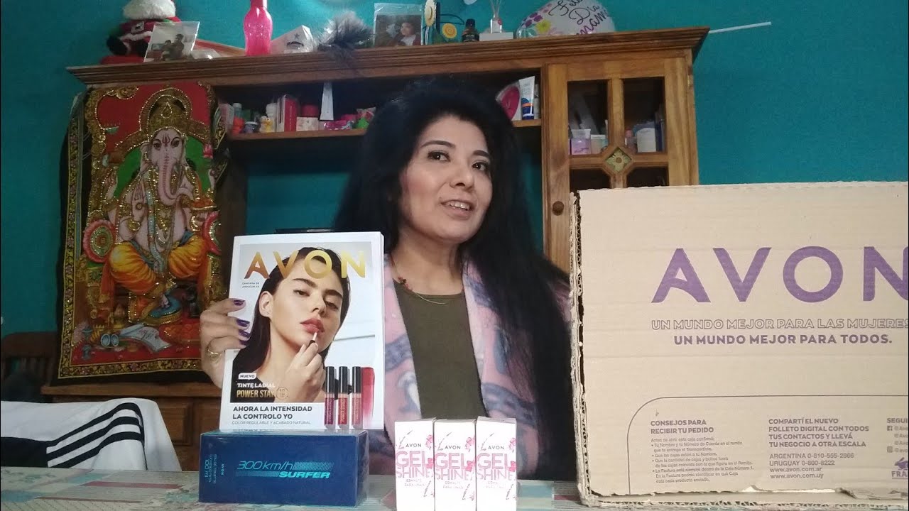 #unboxing #avon #campa&ntilde;a6 #rese&ntilde;a #Lip #tint #300km #surfer #gel #shine #blossom #girl #tropic #teal