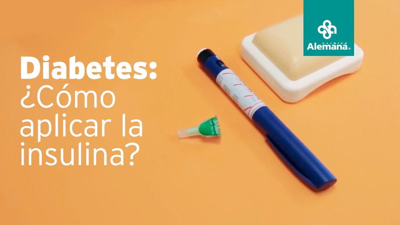 Diabetes: &iquest;C&oacute;mo aplicar la insulina? - Cl&iacute;nica Alemana