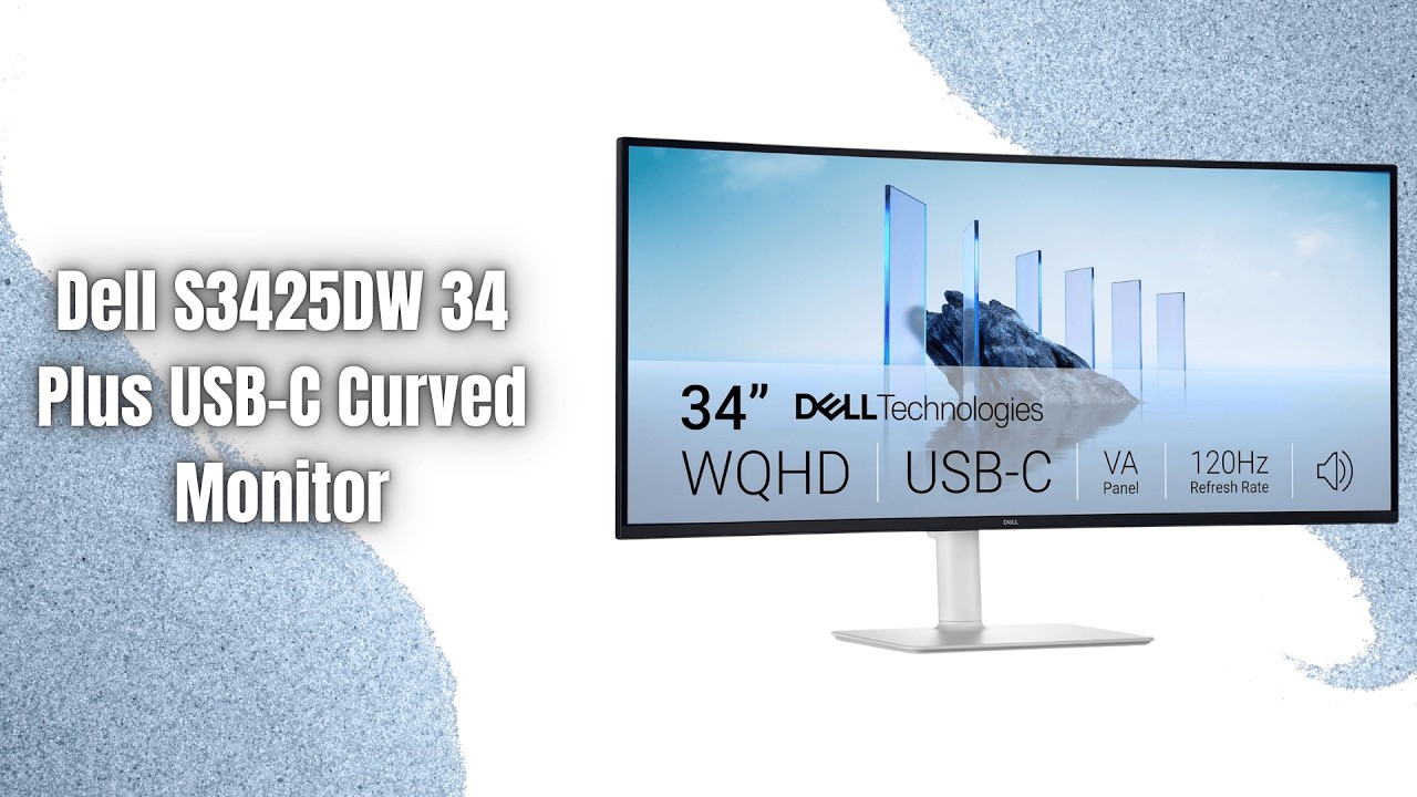 Dell S3425DW 34” Curved Monitor Review | 120Hz UltraWide USB-C!