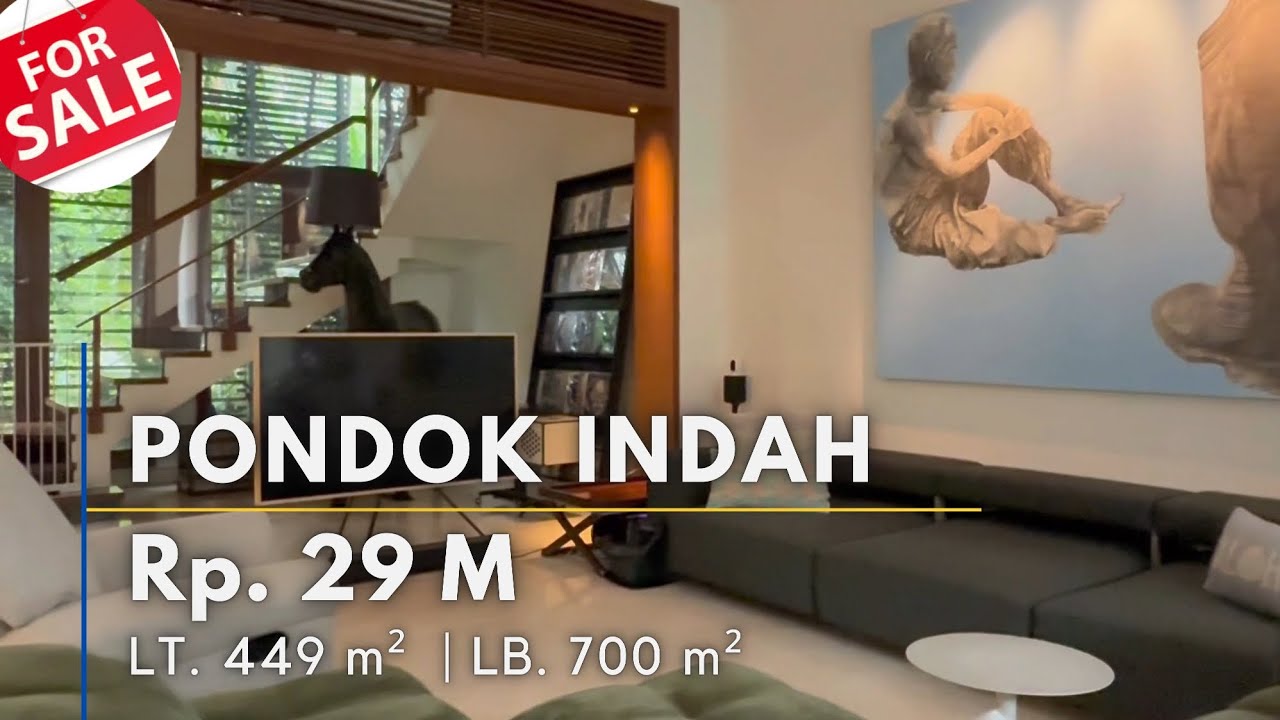DIJUAL RUMAH AREA FAVORITE PONDOK INDAH JAKARTA SELATAN | SIAP HUNI | SHM