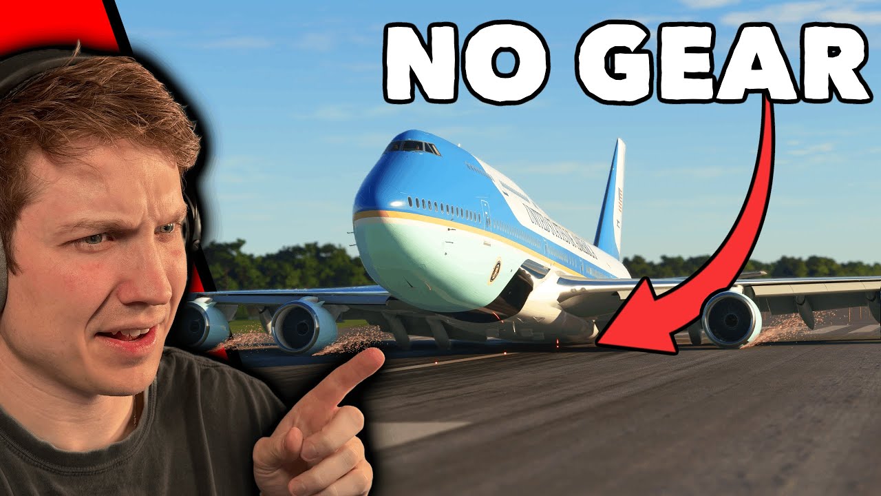 Какой самолет может взлетать БЕЗ шасси? (Протестировано более 15 самолетов)