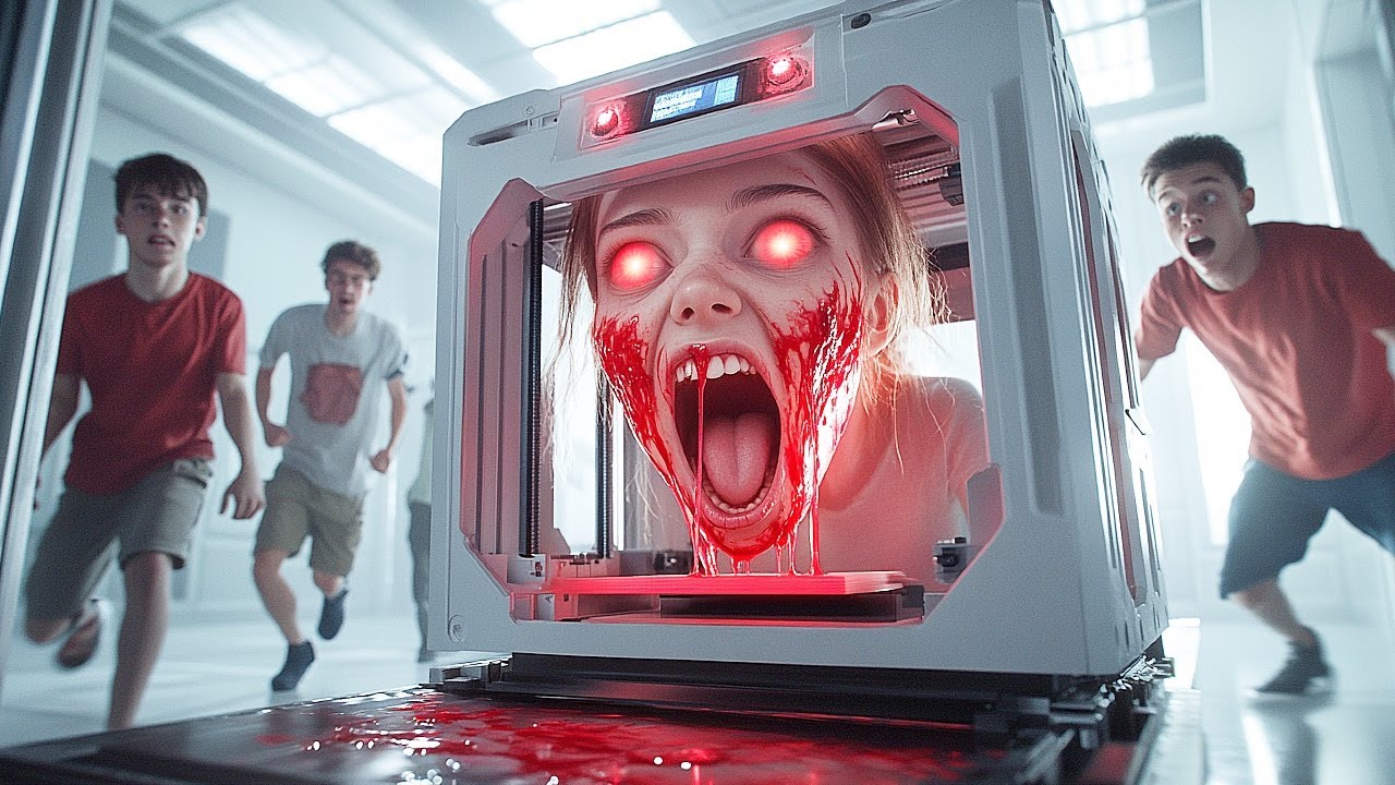 IMPRESSORA 3D GIGANTE é uma CASA capaz de IMPRIMIR CRIATURAS para acabar com seus MORADORES