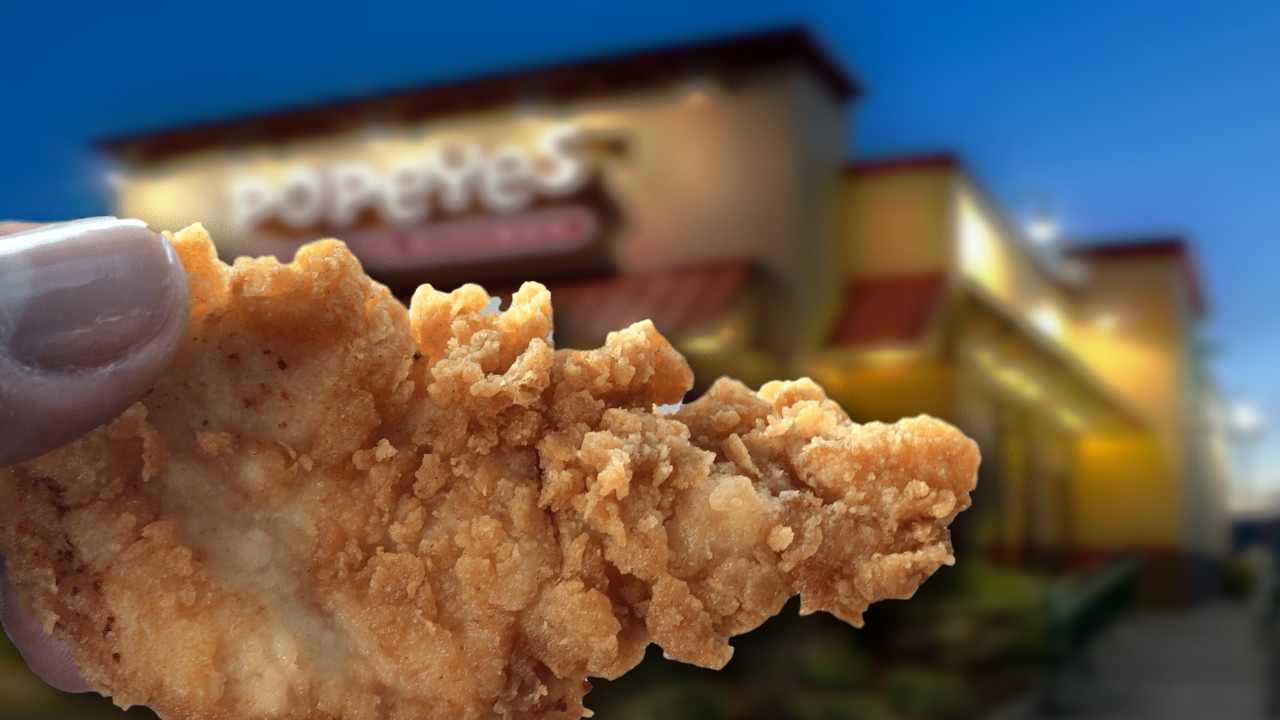Popeyes Chicken Waffle Tenders Food Review