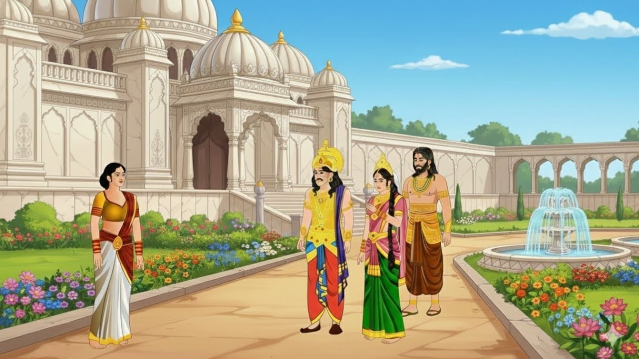 अकल और किस्मत का बंटवारा l Hindi Moral Story | Cartoon Video | Hindi Kahani 