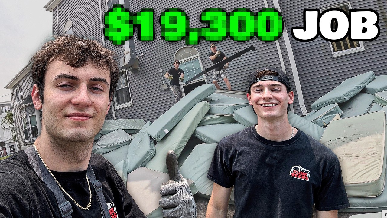 Junk Removal at a Homeless Shelter With the Boys
